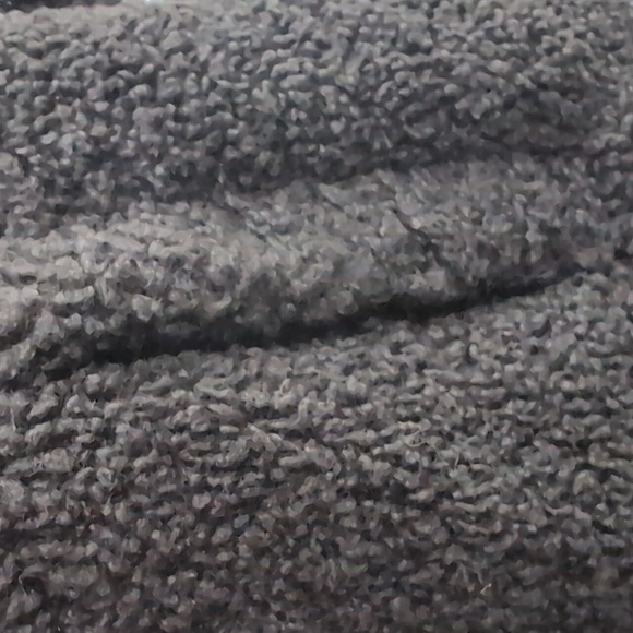 Thread & Supply black open front Teddy coat size L - Picture 4 of 14